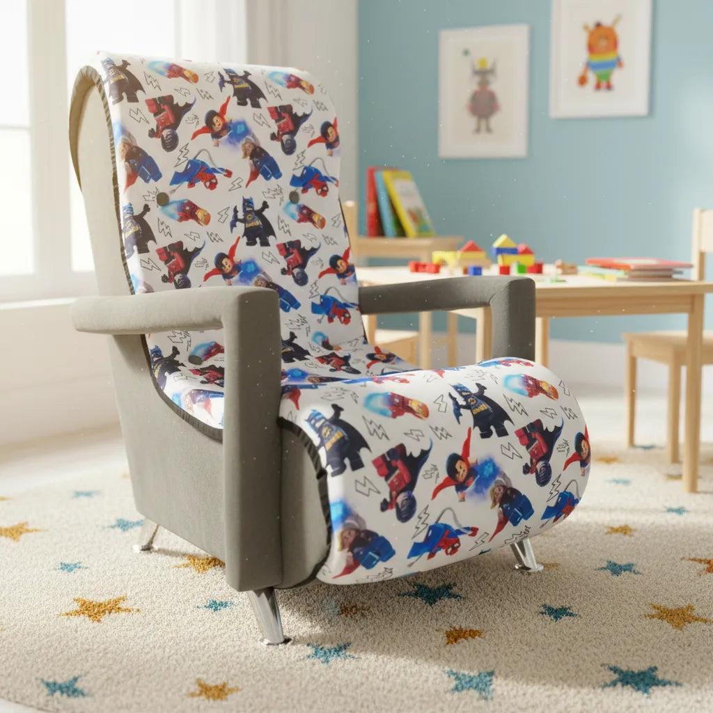 Sillón Infantil Con Brazos Mod. Mini Luis, diseños de personajes | Muebles Marrón