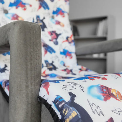 Sillón Infantil Con Brazos Mod. Mini Luis, diseños de personajes | Muebles Marrón