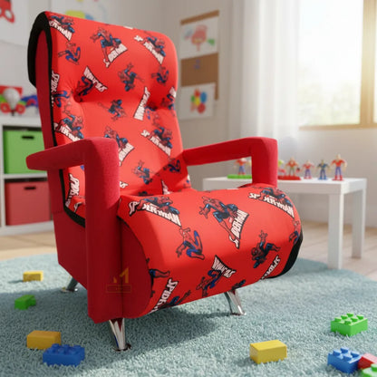 Sillón Infantil Con Brazos Mod. Mini Luis, diseños de personajes | Muebles Marrón