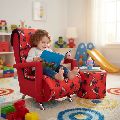 Sillón Infantil Con Brazos Mod. Mini Luis, diseños de personajes | Muebles Marrón