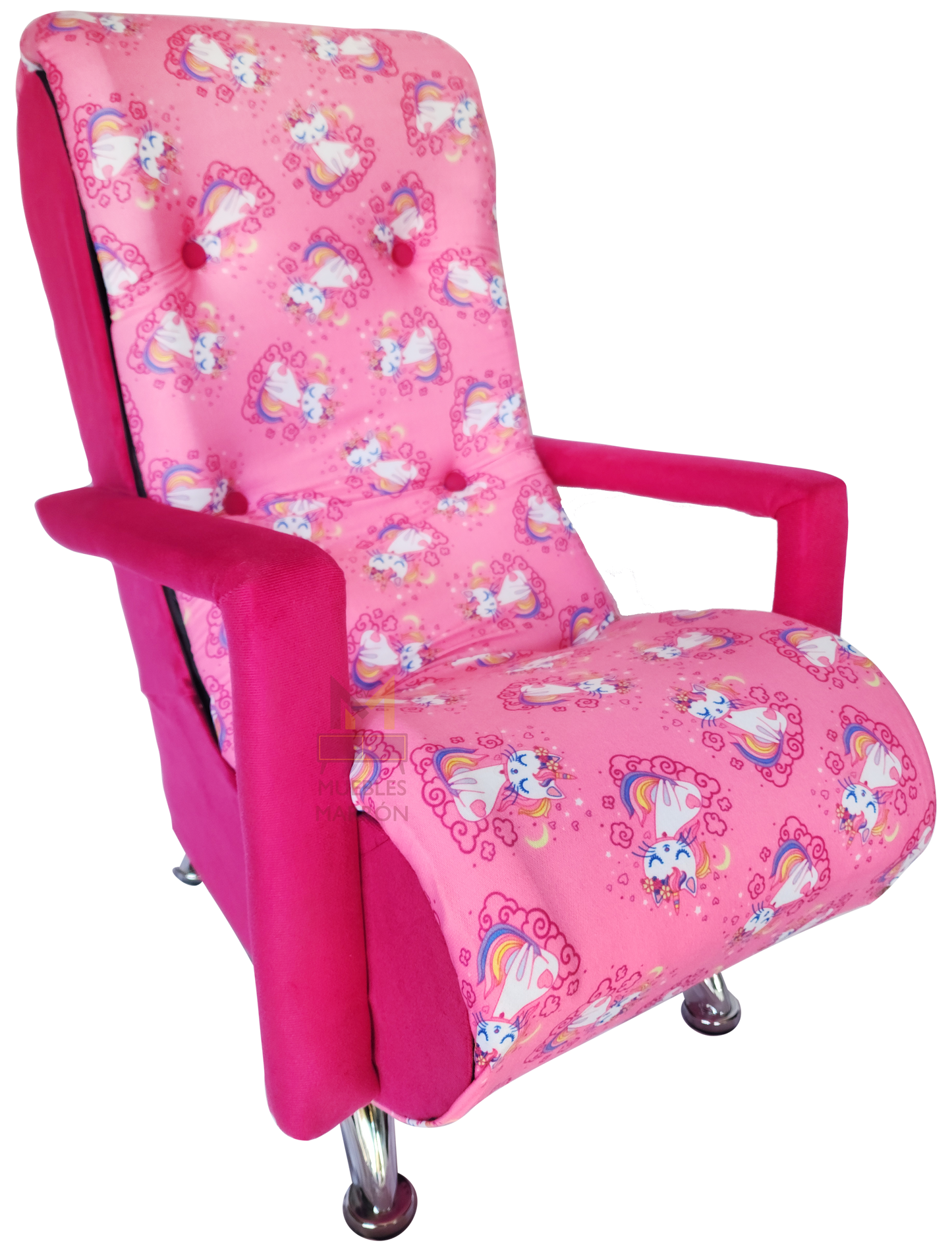 Sillón Infantil Con Brazos Mod. Mini Luis, diseños de personajes | Muebles Marrón