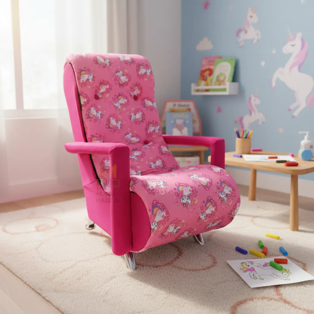 Sillón Infantil Con Brazos Mod. Mini Luis, diseños de personajes | Muebles Marrón