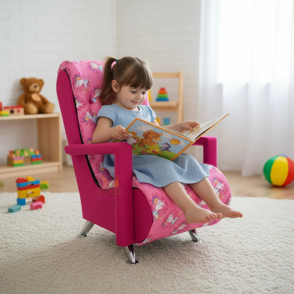 Sillón Infantil Con Brazos Mod. Mini Luis, diseños de personajes | Muebles Marrón