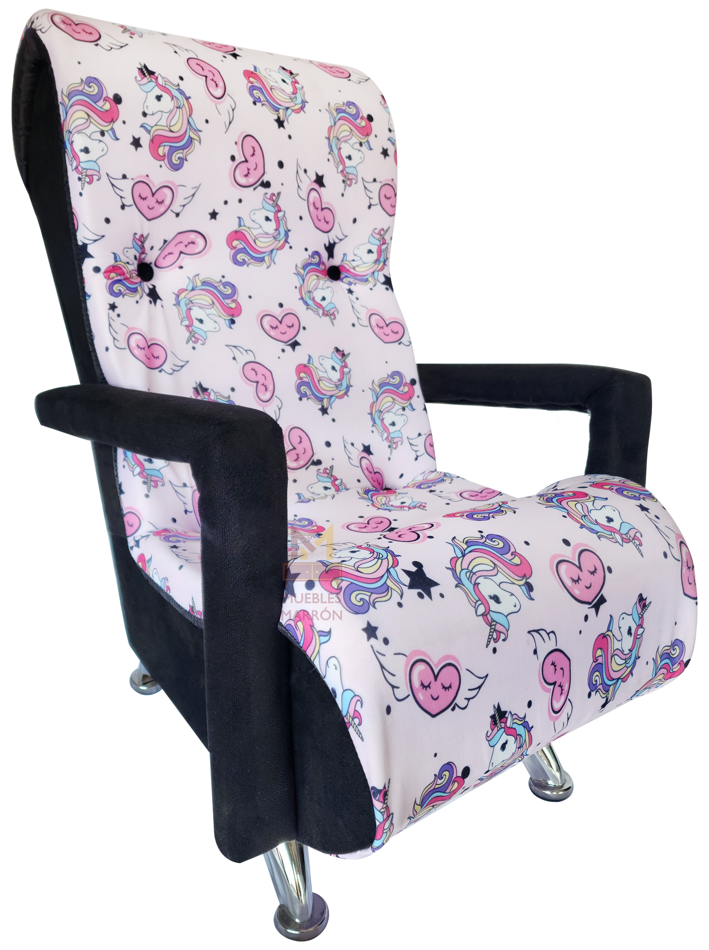 Sillón Infantil Con Brazos Mod. Mini Luis, diseños de personajes | Muebles Marrón