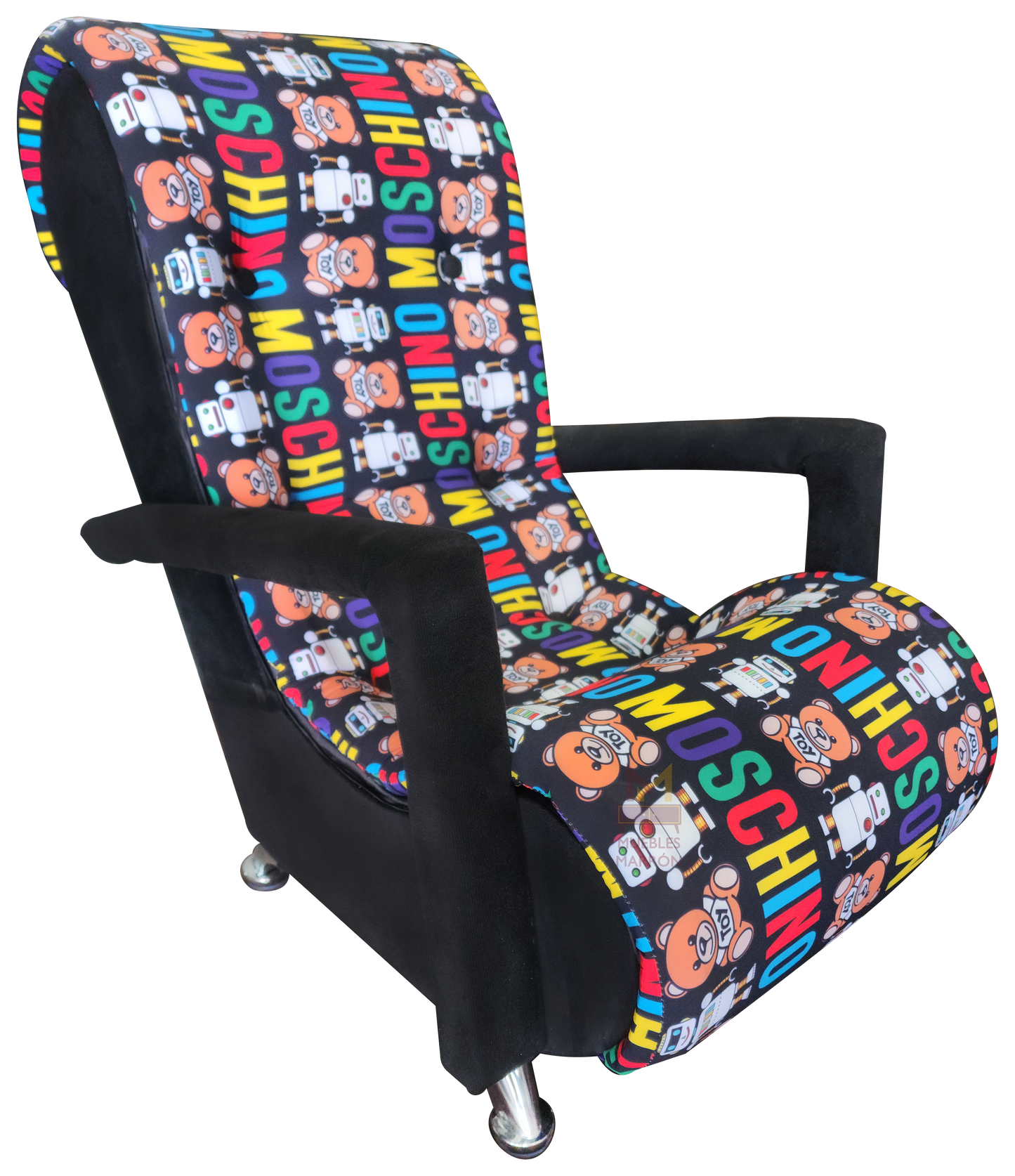 Sillón Infantil Con Brazos Mod. Mini Luis, diseños de personajes | Muebles Marrón