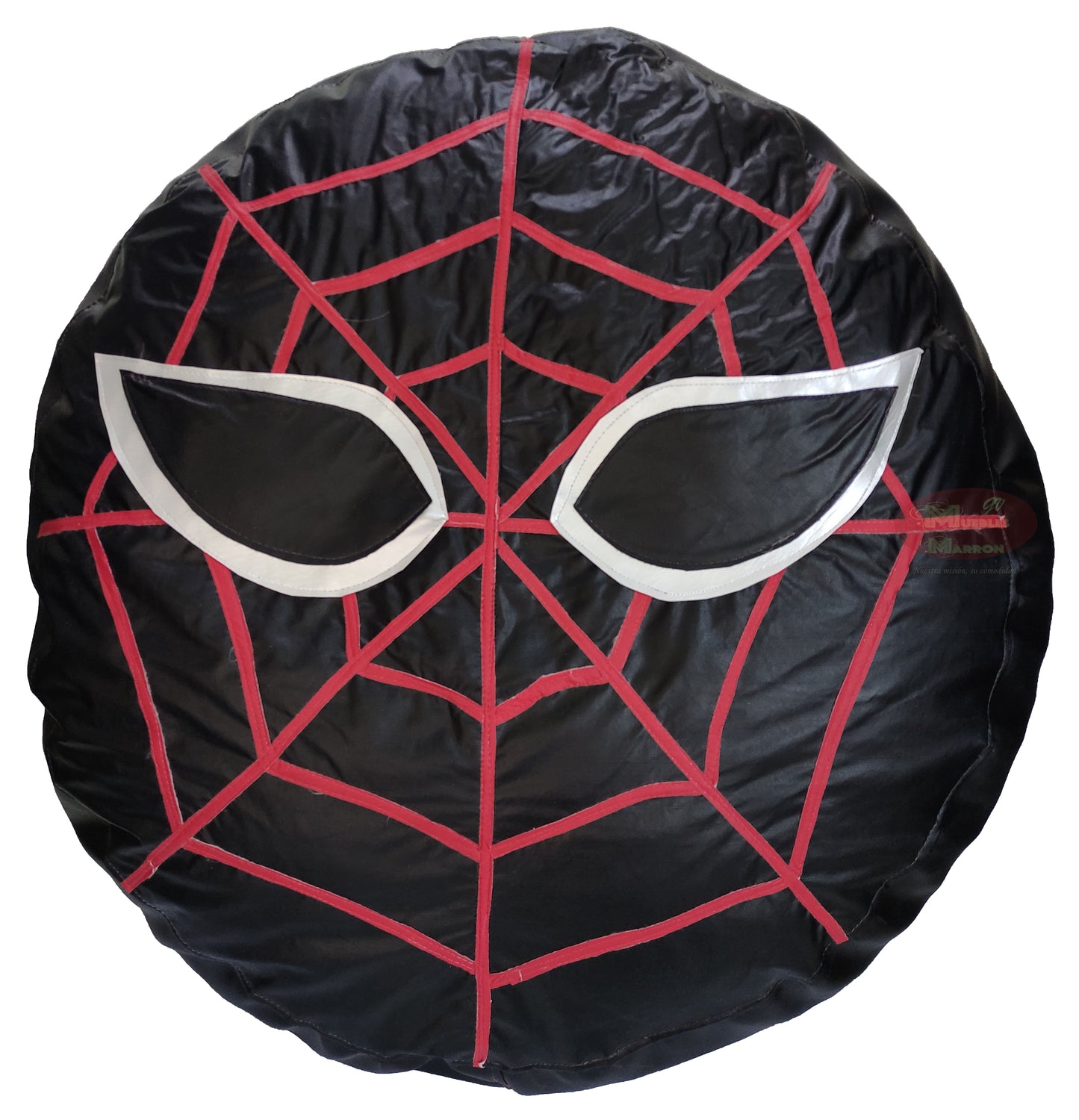 Sillón Infantil Puff Diseño de Spiderman, hombre araña | Muebles Marrón