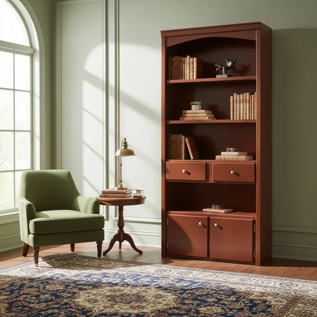 Librero Con cajones y puertas, Mod. Seccional