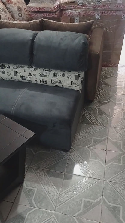 Sala Esquinera en 3 Piezas Mod. Annet
