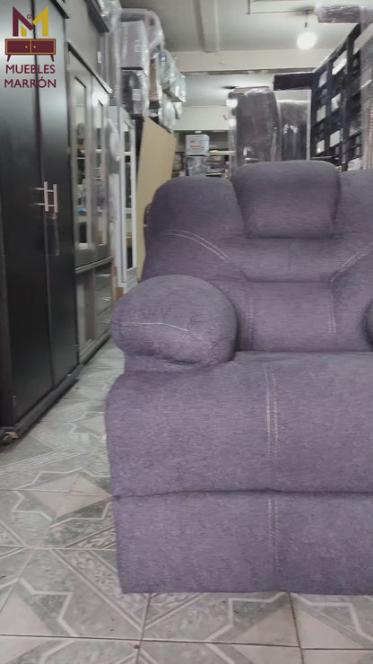 Sillón Individual Reclinable Reposet Moderno Minimalista Mod. Hermes